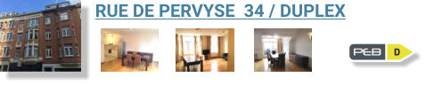 RUE DE PERVYSE  34 / DUPLEX